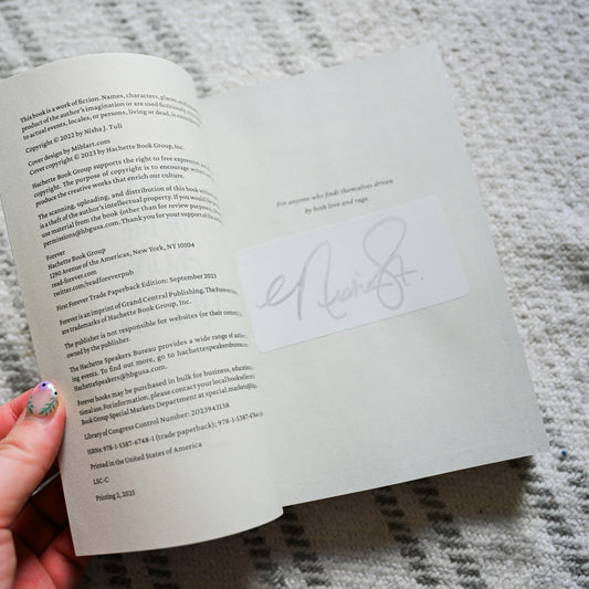 Trial of the Sun Queen by Nisha J. Tuli | Signed Edition with Character Art Bookmark