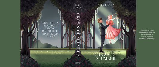 Exclusive Dust Cover for Crown of Slumber | Fantasy Bookly Limited Edition