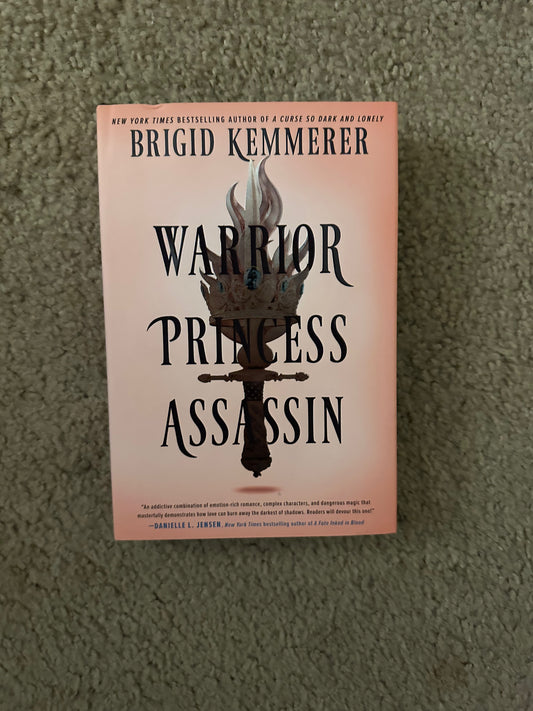 Warrior Princess Assassin by Brigid Kemmerer | Fantasy Bookly Collector’s Edition (Signed Hardcover with Sprayed Edges and Character Art)