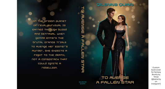 Exclusive Dust Cover for To Avenge a Fallen Star | Fantasy Bookly Limited Edition (Paperback Edition)