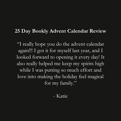 12-Day Fantasy Bookly Advent Calendar | Includes 2 Books & Curated Gifts