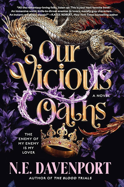 Our Vicious Oaths by N.E. Davenport | Fantasy Bookly Collector’s Edition (Signed Softcover)