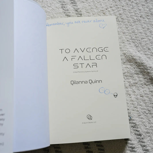 To Avenge A Fallen Star by Qilanna Quinn - Signed