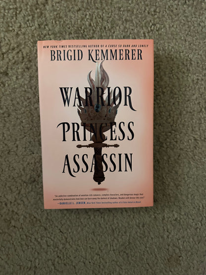 Warrior Princess Assassin by Brigid Kemmerer | Fantasy Bookly Collector’s Edition (Signed Hardcover with Sprayed Edges and Character Art)