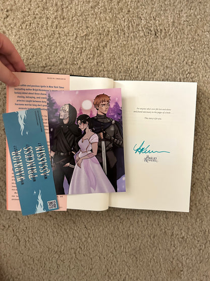 Warrior Princess Assassin by Brigid Kemmerer | Fantasy Bookly Collector’s Edition (Signed Hardcover with Sprayed Edges and Character Art)