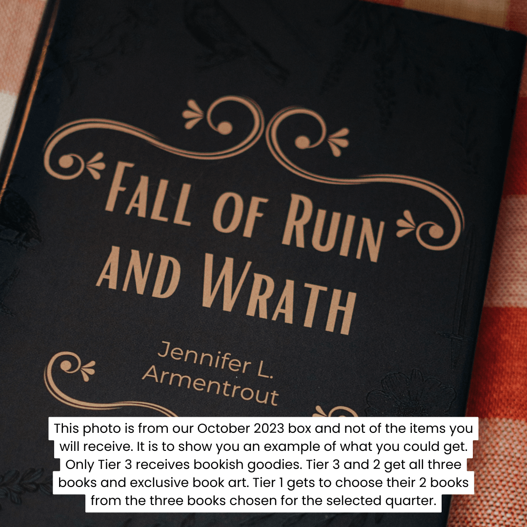 Exclusive dust cover for Fall of Ruin and Wrath: Front