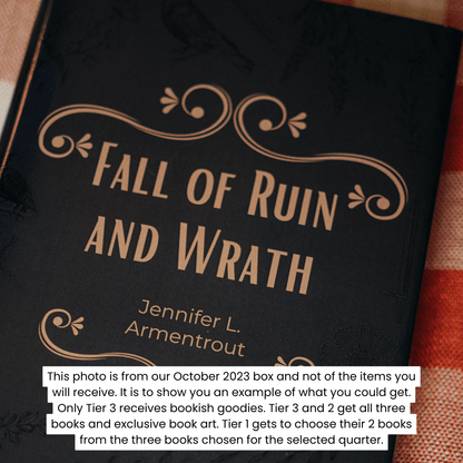 Exclusive dust cover for Fall of Ruin and Wrath: Front