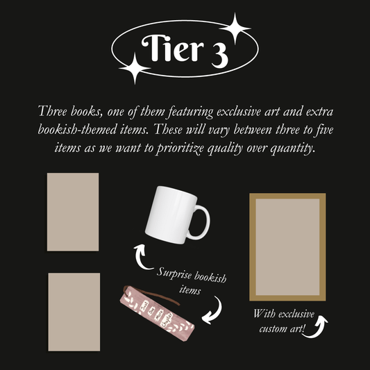 fantasy romance book box subscription - tier 3
